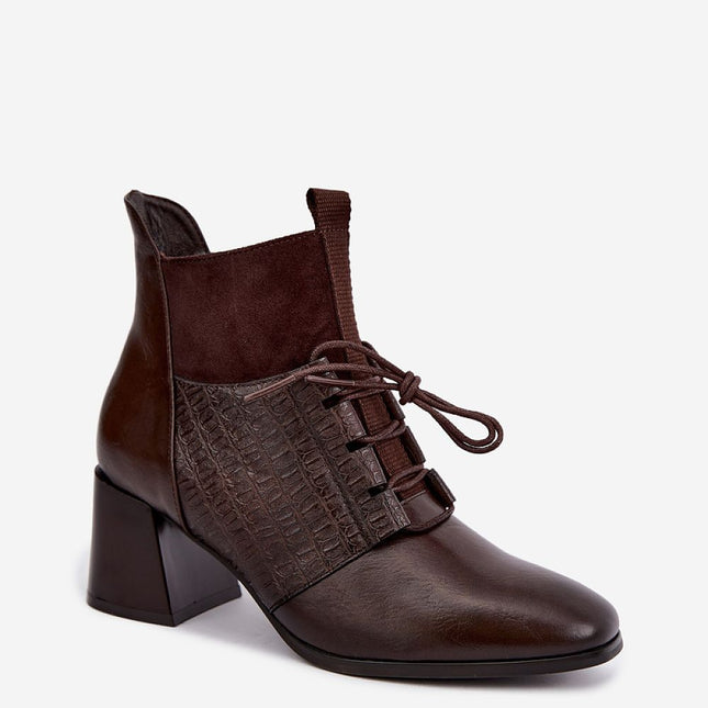 Step in Style Professional Heel Boots with Comfort Cushioning & Durabl