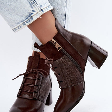 Step in Style Professional Heel Boots with Comfort Cushioning & Durabl