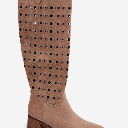 Step in Style Professional Heel Boots with Cushioned Insole and Elegan