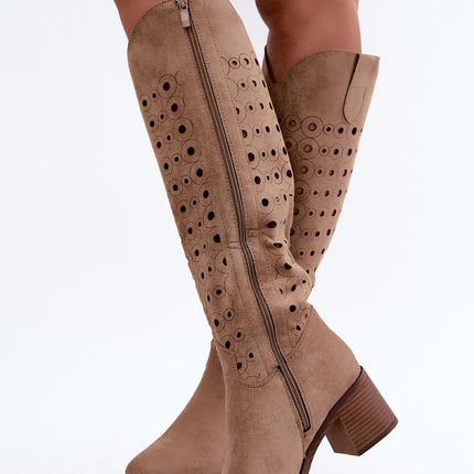 Step in Style Professional Heel Boots with Cushioned Insole and Elegan