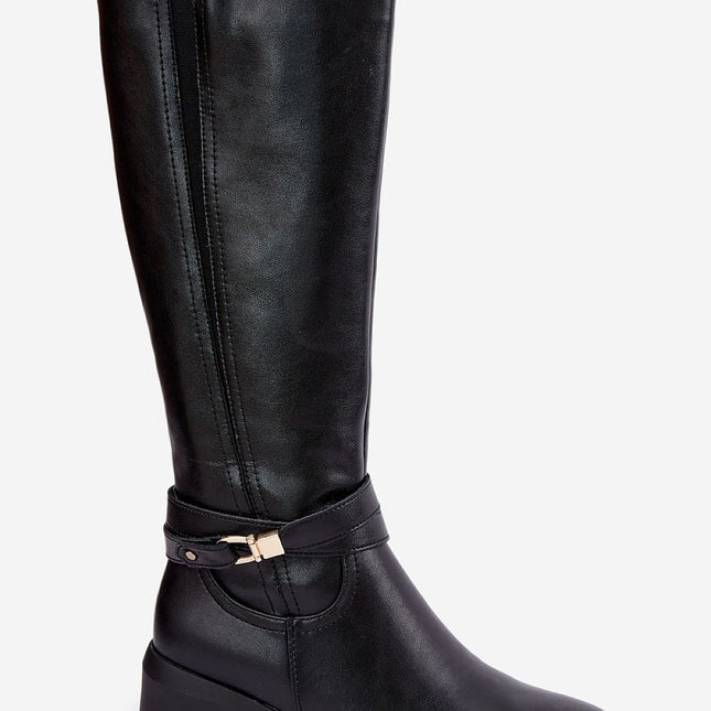 Step in Style Professional Heel Boots with Comfortable Cushioning