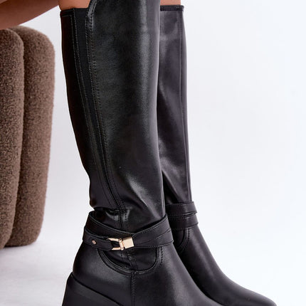 Step in Style Professional Heel Boots with Comfortable Cushioning