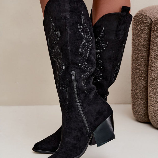 Step in Style Professional Heel Boots with Comfort Cushioning