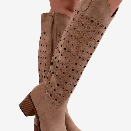 Step in Style Professional Heel Boots with Cushioned Insole and Elegan