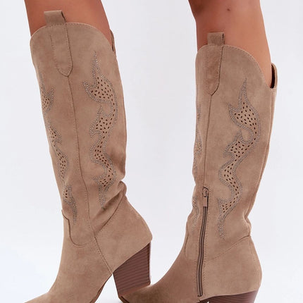 Step in Style Professional Heel Boots with Cushioned Insole & Slip-Res