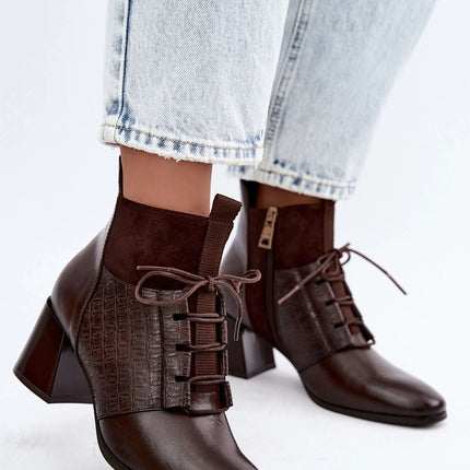 Step in Style Professional Heel Boots with Comfort Cushioning & Durabl