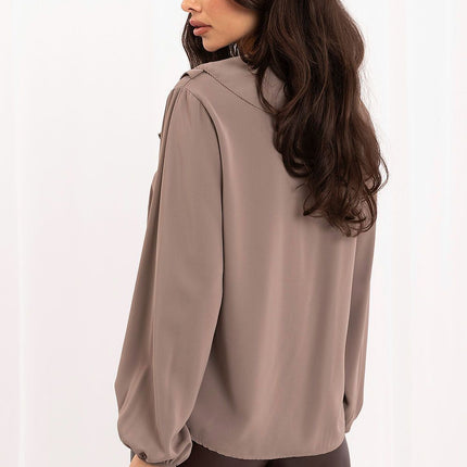 Rue Paris Professional Blouse with Elegant Design and Comfortable Fit