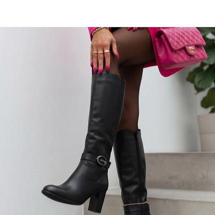 Solea Professional Heel Boots - Durable Leather, Comfortable Fit