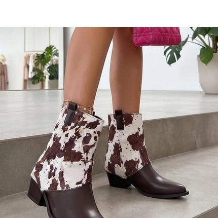 Solea Professional Heel Boots with Cushioned Insole and Durable Leathe