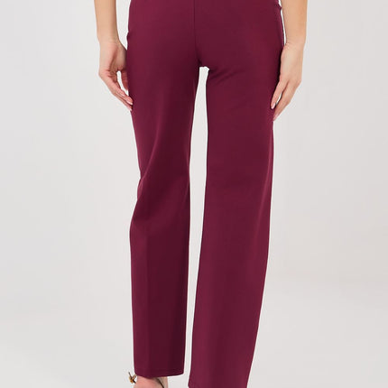 Rue Paris Women's Professional Trousers with Stretch Fabric and Pocket