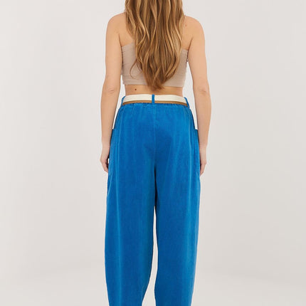 Rue Paris Professional Corduroy Trousers with Stretch & Pockets
