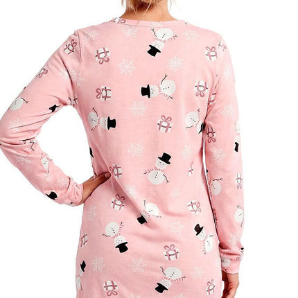 Donna Women's Nightshirt - Soft Cotton, Relaxed Fit, Long Sleeve