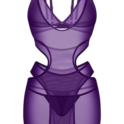 Obsessive Seductive Lingerie Set with Lace Details and Adjustable Stra
