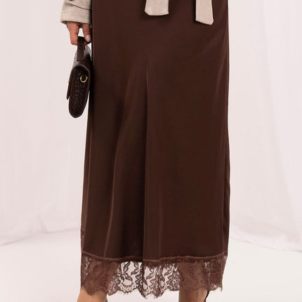 Italy Moda Women's Professional A-Line Skirt with Pockets and Stretch