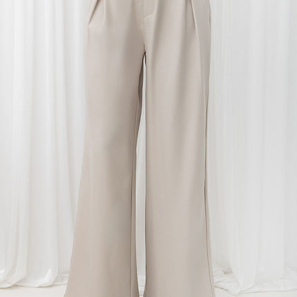 Italy Moda Women's Professional Trousers with Stretch Fabric & Pockets
