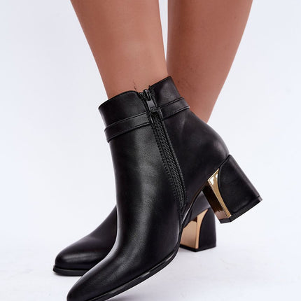 Step in Style Professional Heel Boots with Cushioned Insole & Durable