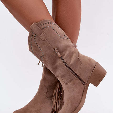 Step in Style Classic Heel Boots with Cushioned Insole & Durable Sole
