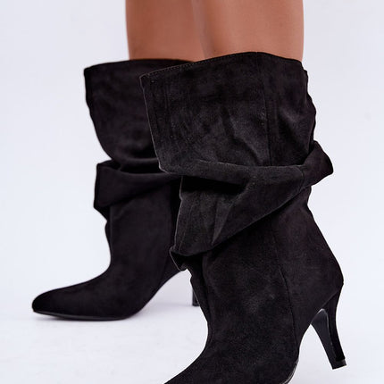Step in Style Professional Heel Boots with Comfort Cushioning & Durabl