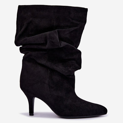 Step in Style Professional Heel Boots with Comfort Cushioning & Durabl