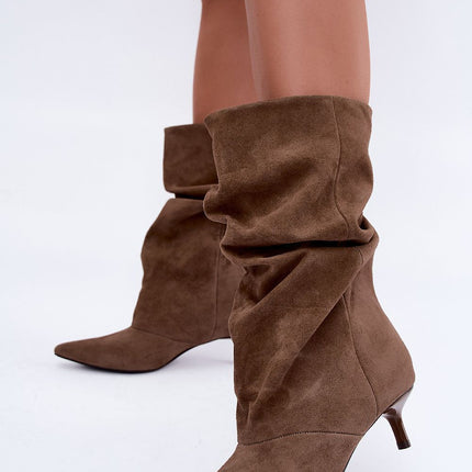 Step in Style Professional Heel Boots with Cushioned Insole & Sleek De