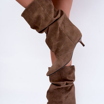 Step in Style Professional Heel Boots with Cushioned Insole & Sleek De