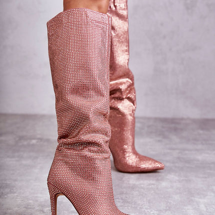 Step in Style Professional Heel Boots with Cushioned Insole and Durabl