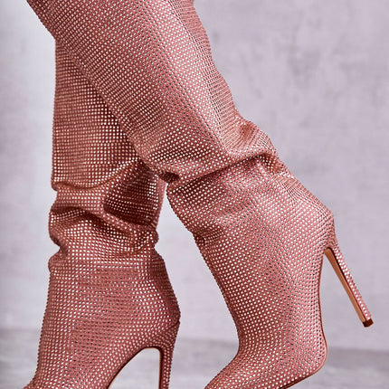 Step in Style Professional Heel Boots with Cushioned Insole and Durabl
