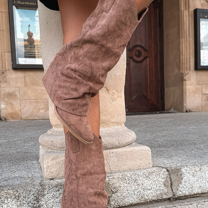 Step in Style Classic Heel Boots with Cushioned Insole and Sleek Desig