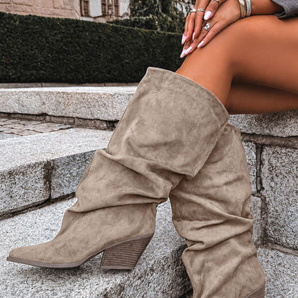 Step in Style Professional Heel Boots with Comfort Insole and Durable