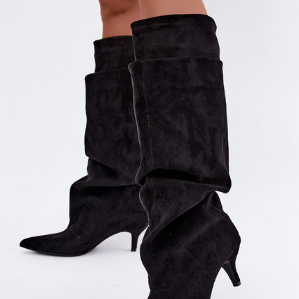 Step in Style Professional Heel Boots with Cushioned Insole & Durable