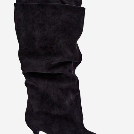 Step in Style Professional Heel Boots with Cushioned Insole & Durable