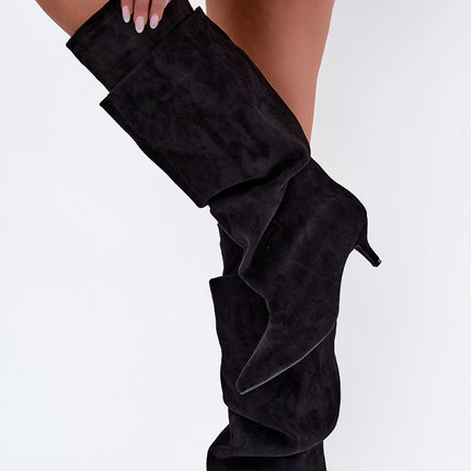 Step in Style Professional Heel Boots with Cushioned Insole & Durable