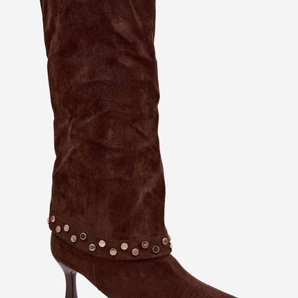 Step in Style Professional Heel Boots with Comfort Cushioning & Elegan