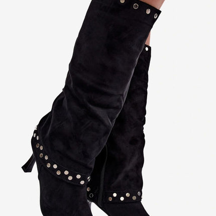 Step in Style Professional Heel Boots with Cushioned Insole & Non-Slip