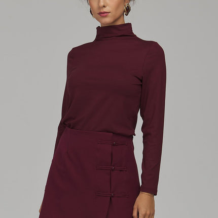 Nife Professional Short Skirt with Tailored Fit and Elegant Design