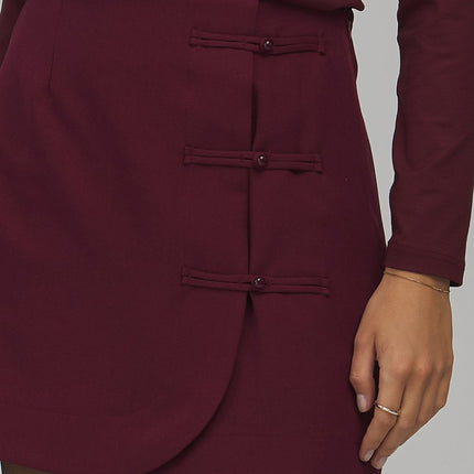 Nife Professional Short Skirt with Tailored Fit and Elegant Design