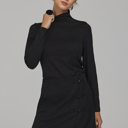 Nife Women's Professional Short Skirt with Pockets and Tailored Fit