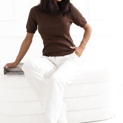 Factory Price Professional Short Sleeve Sweater - Lightweight & Stylis
