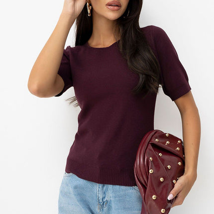 Factory Price Professional Short Sleeve Sweater - Lightweight & Stylis
