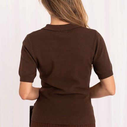 Factory Price Professional Short Sleeve Sweater - Lightweight & Stylis