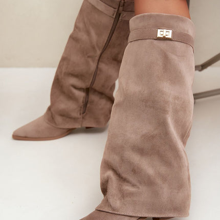Step in Style Professional Heel Boots with Comfort Cushioning & Durabl