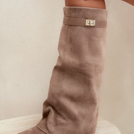 Step in Style Professional Heel Boots with Comfort Cushioning & Durabl