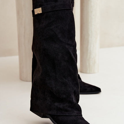 Step in Style Professional Heel Boots with Cushioned Insole & Durable