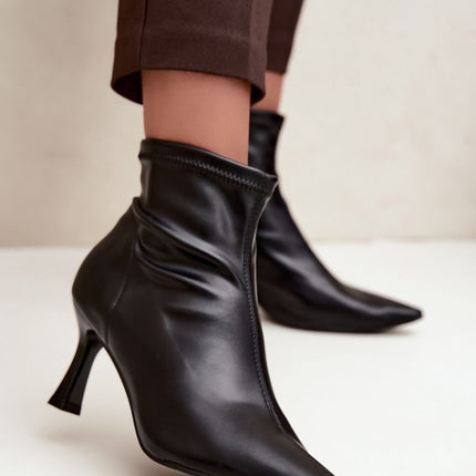 Step in Style Professional Heel Boots with Cushioned Insole & Slip-Res