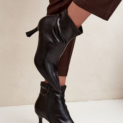 Step in Style Professional Heel Boots with Cushioned Insole & Slip-Res