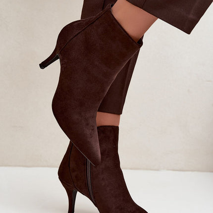 Step in Style Professional Heel Boots with Cushioned Insole & Elegant