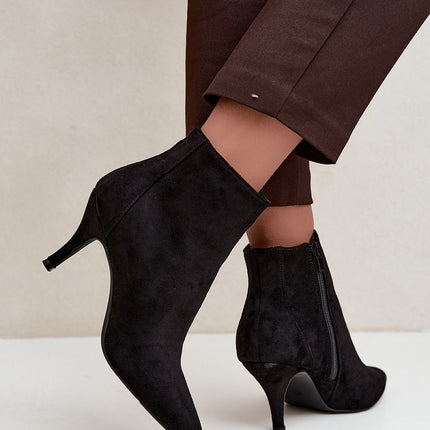 Step in Style Professional Heel Boots with Cushioned Insole & Elegant