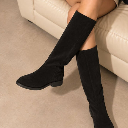 Step in Style Thigh-High Boots with Stiletto Heels and Soft Leather