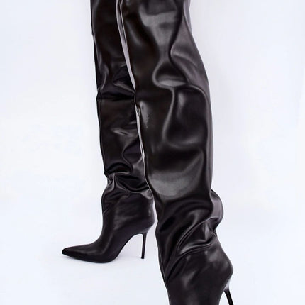 Step in Style Women's Heel Boots - Elegant Design with Comfortable Fit