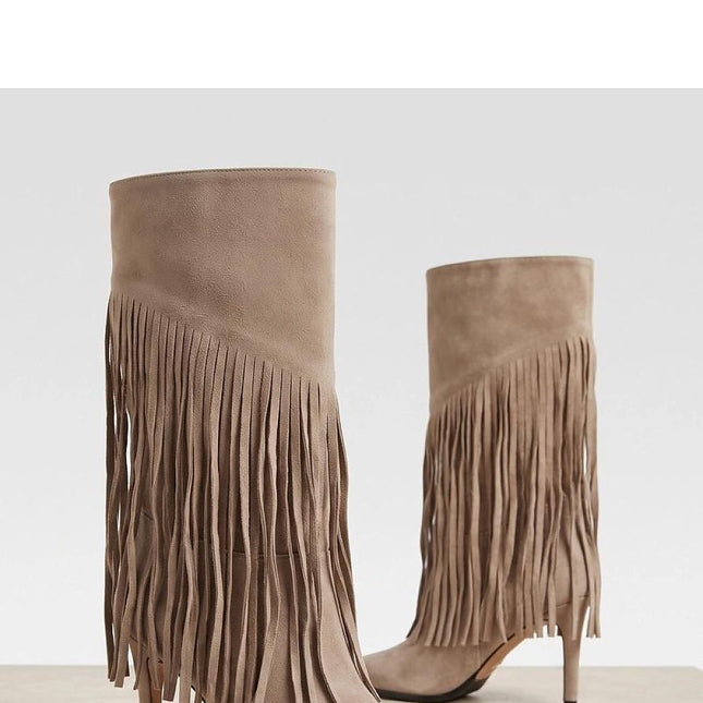 Solea Professional Heel Boots with Cushioned Insole and Elegant Design